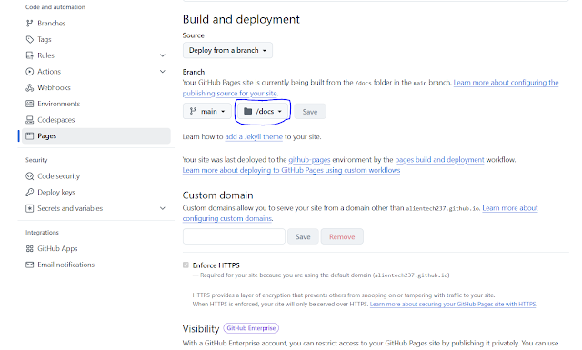 11 - GitHub Pages Configuration
