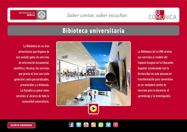 La Biblioteca Universitaria en UMU-Comunica.