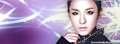 Photo Dara 2NE1 FB Cover Timeline Purple