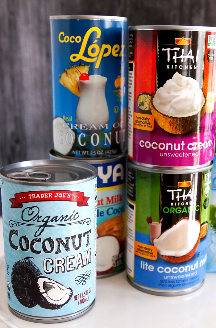 Coconut Milk vs. Coconut Cream vs. Cream of Coconut