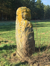 Megalithican Iberia: Menhir of Pedra Chantada / Menhir de Pedra Chantada en Santaballa (Vilalba, Lugo) by E.V.Pita (2017)  http://archeopolis.blogspot.com/2017/01/megalithican-iberia-menhir-of-pedra.html