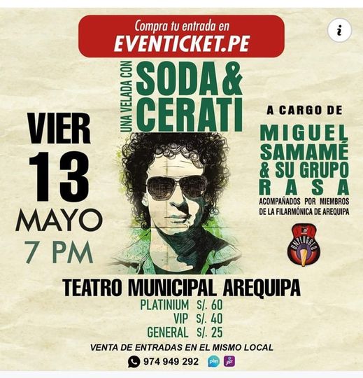 Soda Stereo en Arequipa