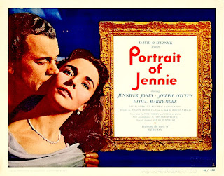 PORTRAIT OF JENNIE. Estados Unidos. Title Lobby Card: 36 x 28 cms. JENNIE. Portrait of Jennie. 1948. Estados Unidos. Dirección: William Dieterle. Reparto: Jennifer Jones, Joseph Cotten, Ethel Barrymore, Lillian Gish, Cecil Kellaway, David Wayne, Albert Sharpe, Henry Hull, Florence Bates, Felix Bressart, Clem Bevans, Maude Simmons.