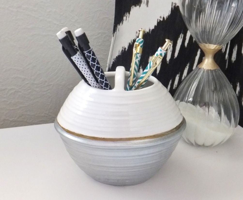 Fresh Coat of Paint: Repurpose: Toothbrush Holder Turned Pencil Holder