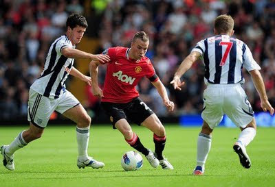 Tom Cleverley Manchester United vs West Brom Barclays Premier League