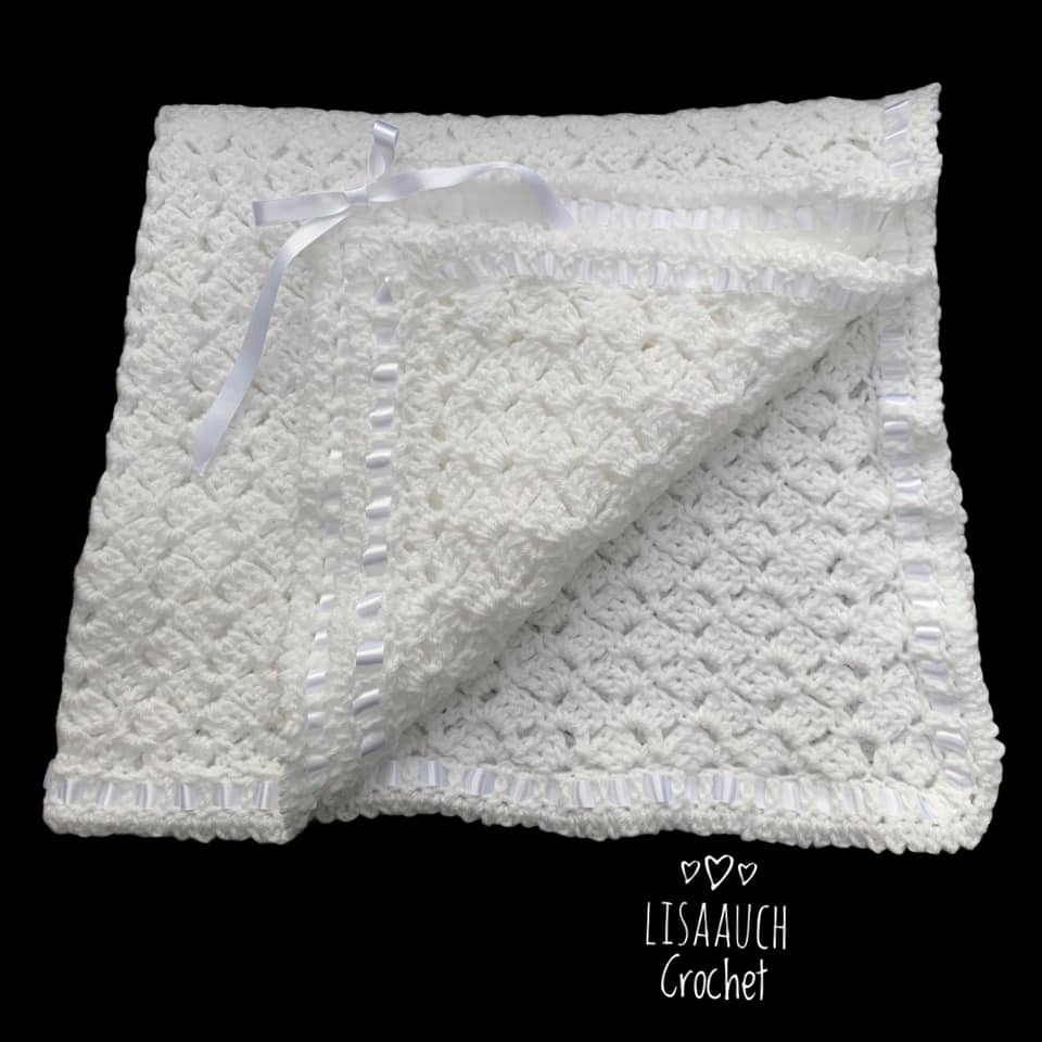 Free Crochet Patterns And Designs By Lisaauch Easy Baby Blanket