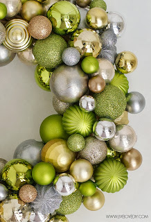 How To Make A Christmas Ornament Wreath