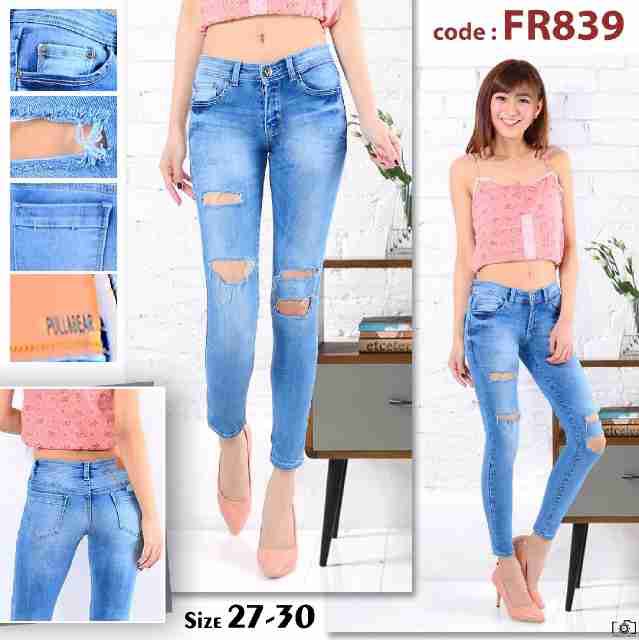 BUTIK CELANA  JEANS  TERBARU  CELANA  JEANS  OVERALL RIPPED 