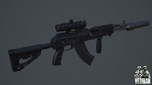 Arma3で現代戦を作るVeteran MODのAK-204