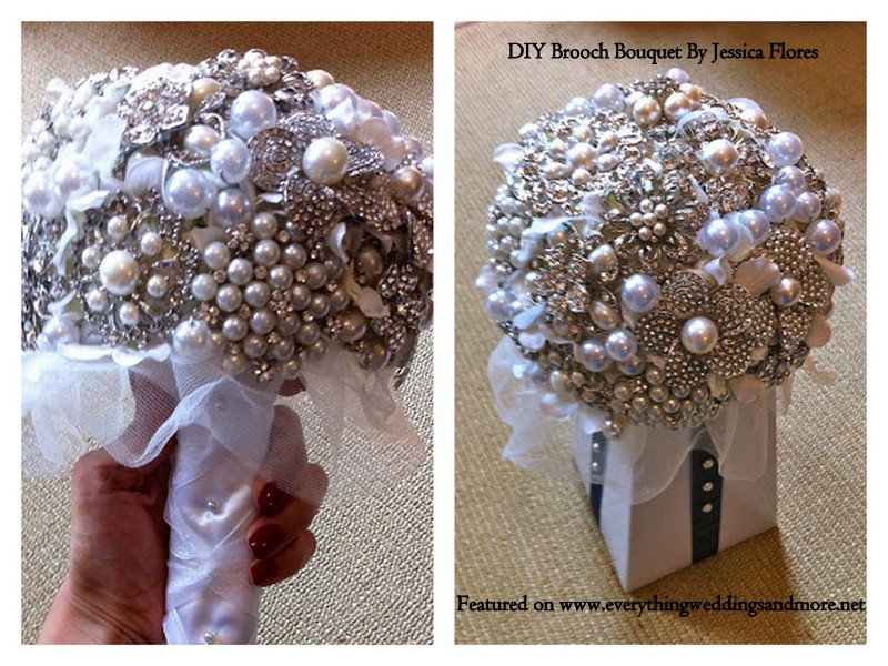 Everything Weddings And More  DIY Brooch Bouquet Tutorial by