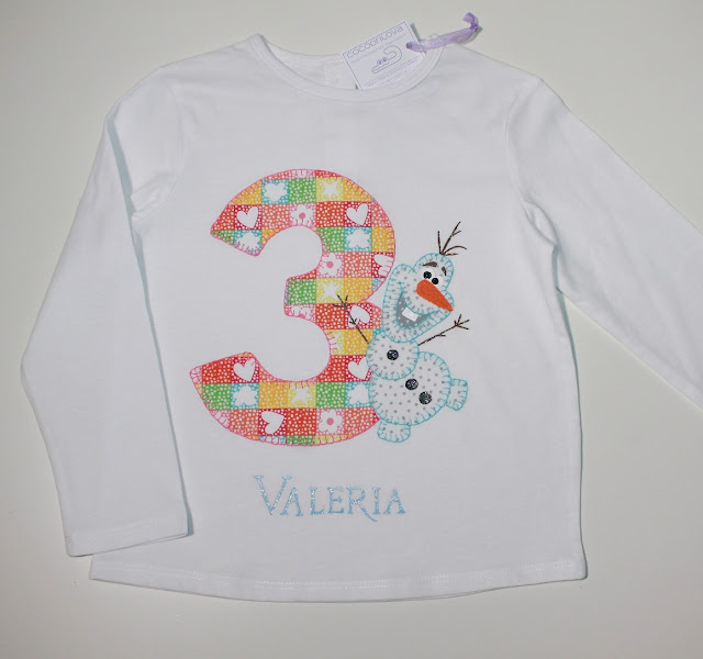 camiseta cumpleaños olaf frozen