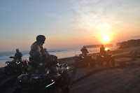 ozzy bali atv  ride atv on the beach