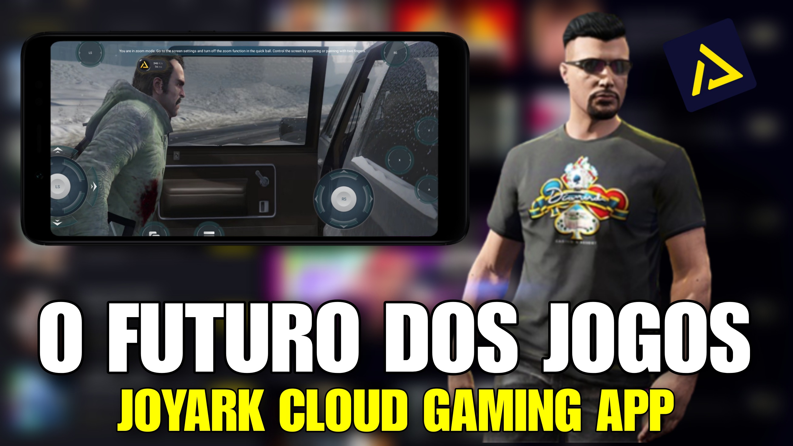 NOVO APP PARA JOGAR JOGOS DE PC E CONSOLES NO ANDROID - JoyArk 