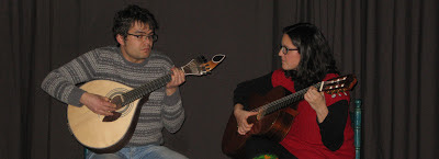 Alexandre fadista y luthier portugues en El Huerto de Roque Burgos