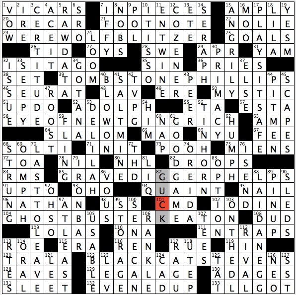 Rex Parker Does the NYT Crossword Puzzle: Ancient Hebrew ...