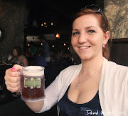 So we each got a glass of butterbeer, which was really foamy. (butterbeer broom sticks hogsmeade harry potter world universal studios large )