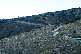 Nearing the top of Mangatepopo Saddle