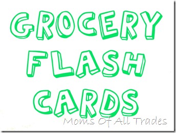 Grocery Flash Cards