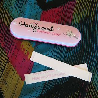 Hollywood Fashion Tape, the absolute best fashion tape for fixing wardrobe emergencies before they turn into wardrobe malfunctions!