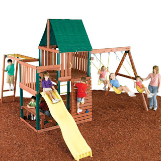 wood swing sets