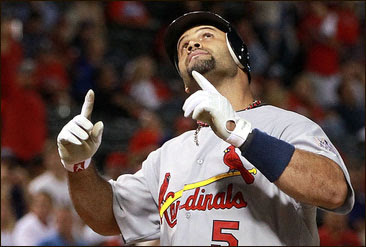 Albert Pujols trÊs home runs no mesmo jogo da World Series