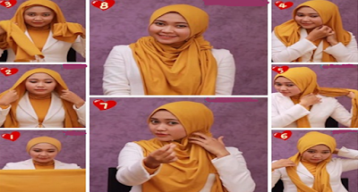 Cara Memakai Hijab Pashmina Sederhana