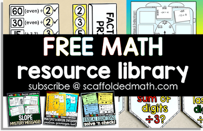 Free math resource library