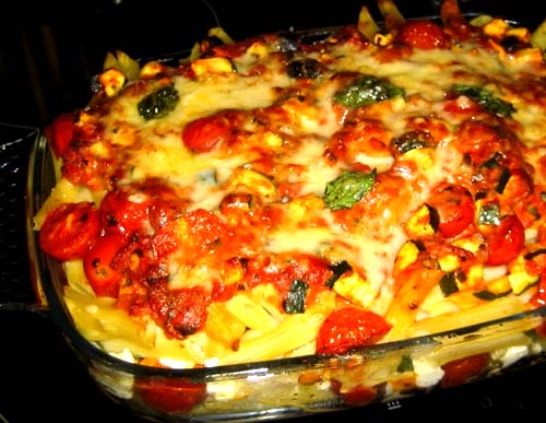 Meatless Baked Penne Pasta