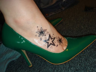 Sexy Foot Star Tribal Tattoos Picture 1