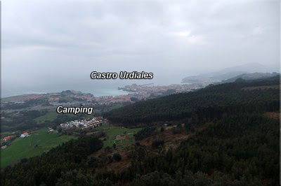 Vistas de la villa de Castro desde la torre