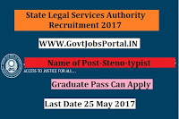 State Legal Services Authority Recruitment 2017–Steno-typist