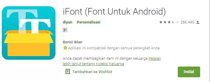 Aplikasi Font Terbaik Di Android