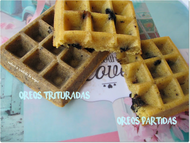 Gofres de Oreo - Receta