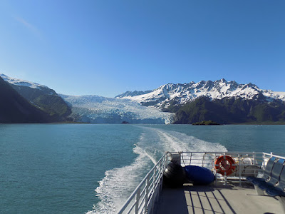 View of the Aialik Glacier from the Back of the Orca Voyager