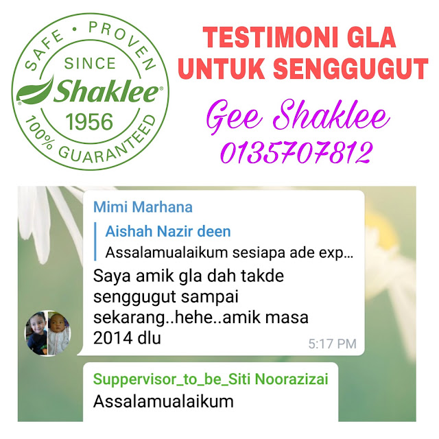 GLA Shaklee untuk senggugut