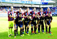 S. D. EIBAR - Eibar, Guipúzcoa, España - Temporada 2017-18 - Dmitrović, Kike García, Joan Jordán, Paulo, Escalante y Ramis; Ander Capa, David Juncà, Dani García, Arbilla y Sergi Enrich. S. D. EIBAR 0 R. C. DEPORTIVO DE LA CORUÑA 0. 15/10/2017. Campeonato de Liga de 1ª División, jornada 8. Eibar, Guipúzcoa, estadio de Ipurúa.