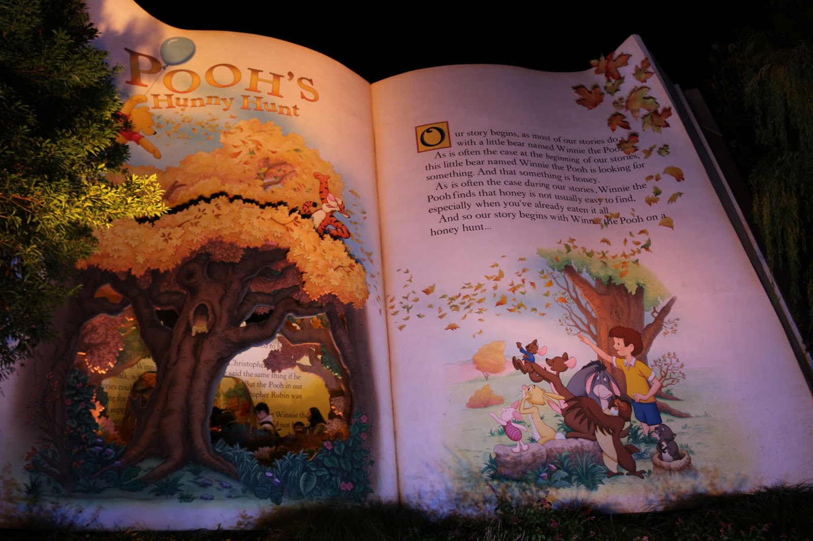 プーさんのハニーハントの英文を翻訳 東京ディズニーランドで英語の勉強 ディズニークイズ