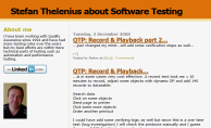 Stefan Thelenius' blog