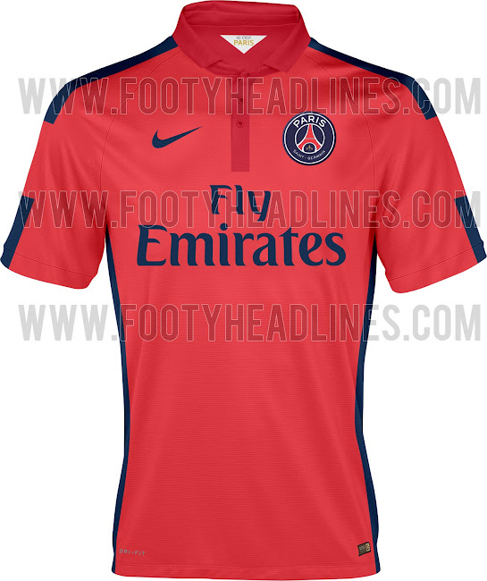 New Nike PSG 14 15 (2014 2015) Kits   Footy Headlines  football club kits 2014/15