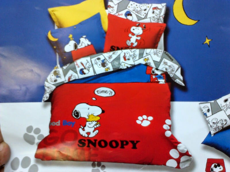 Sprei Jepang Anak motif Snoopy