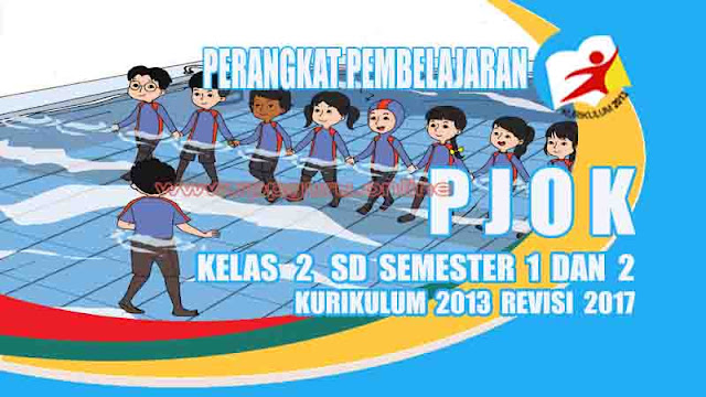 Cover Kumpulan Perangkat Pembelajaran PJOK Kelas  Perangkat Pembelajaran PJOK Kelas 2 SD Kurikulum 2013 Revisi 2017