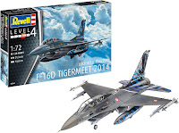 Revell 1/72 Lockheed Martin F-16D Tigermeet 2014 (03844) Color Guide & Paint Conversion Chart