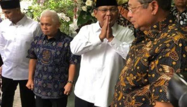 Sebut Ani Pilih Dirinya, Prabowo Ternyata Bawa Misi Saat Takziah ke Cikeas