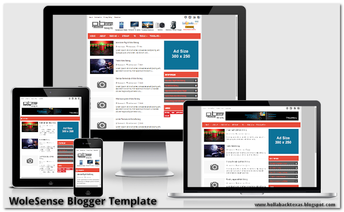 WoleSense Responsive Blogger Template