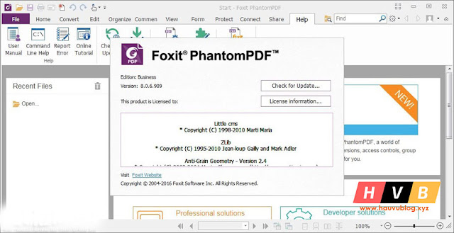 Download Foxit PhantomPDF Business 9.0.1.1049