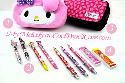 sanrio school supplies at CoolPencilCase.com