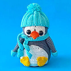 pingüino amigurumi