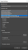 The Import Settings dialog box