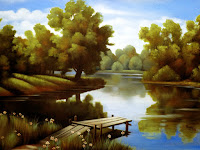 Landscape Canvas Painting For Wall Decoration