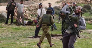 Settlers uproot olive saplings in Azmout, east of Nablus  Nablus WAFA - Today, Sunday, settlers uprooted a number of olive saplings in Azmout village, east of Nablus .  Ghassan Daghlas, the official in charge of the settlement file in the northern West Bank, told Wafa that settlers uprooted about 35 olive seedlings from a land belonging to Murad Muhammad Amer, which he had planted about two months ago north of the village .   Settlers attack civilians in Qaryut, south of Nablus  Nablus WAFA - Settlers attacked, on Sunday evening, a number of citizens in Qaryut village, south of Nablus .  The official in charge of the settlement file in the northern West Bank, Ghassan Daghlas, told "Wafa" that a number of settlers, under the protection of the occupation soldiers, attacked the citizens who were on the water spring in the southeast of the village, and beat them .  The soldiers also fired bullets, tear gas and sound bombs at the citizens, but no injuries were reported